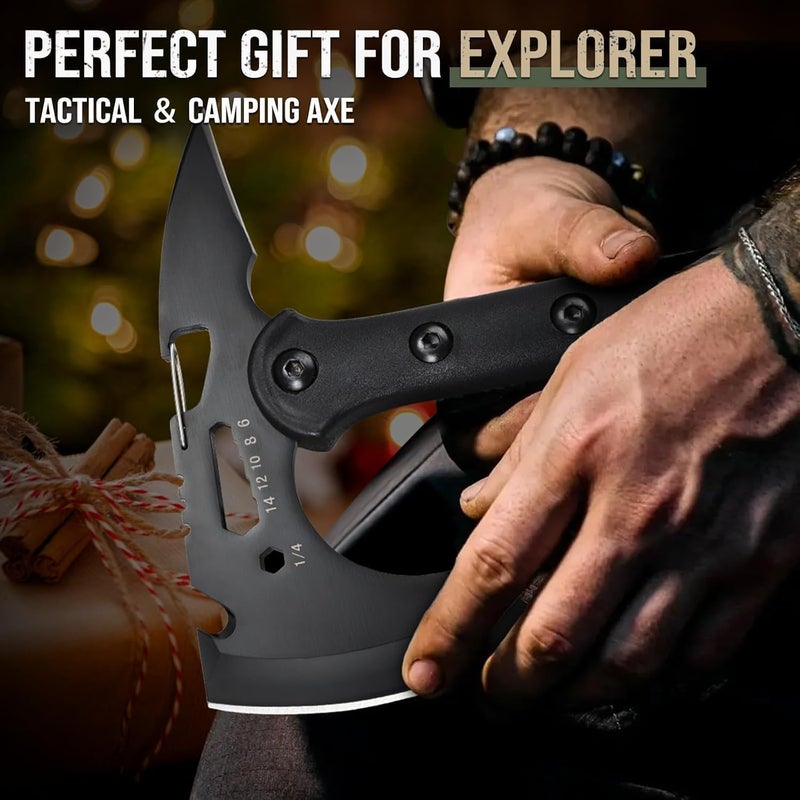 Freelander Hatchet, Sharp Outdoor Axe, Portable Camping Axe with Clip and Sheath, Durable Hatchet for Camping, Hiking, and Outdoor Use with Comfortable Handle, for Men Women - Image 5